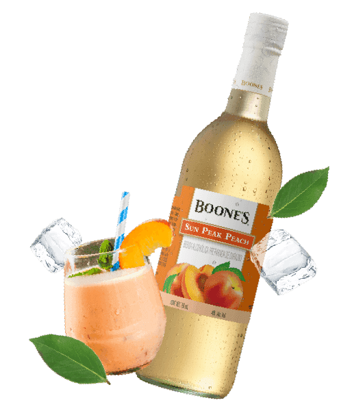 Cocteles con Boones Sun Peak Peach