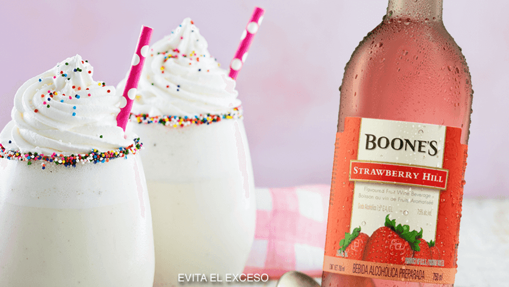 Malteada con alcohol