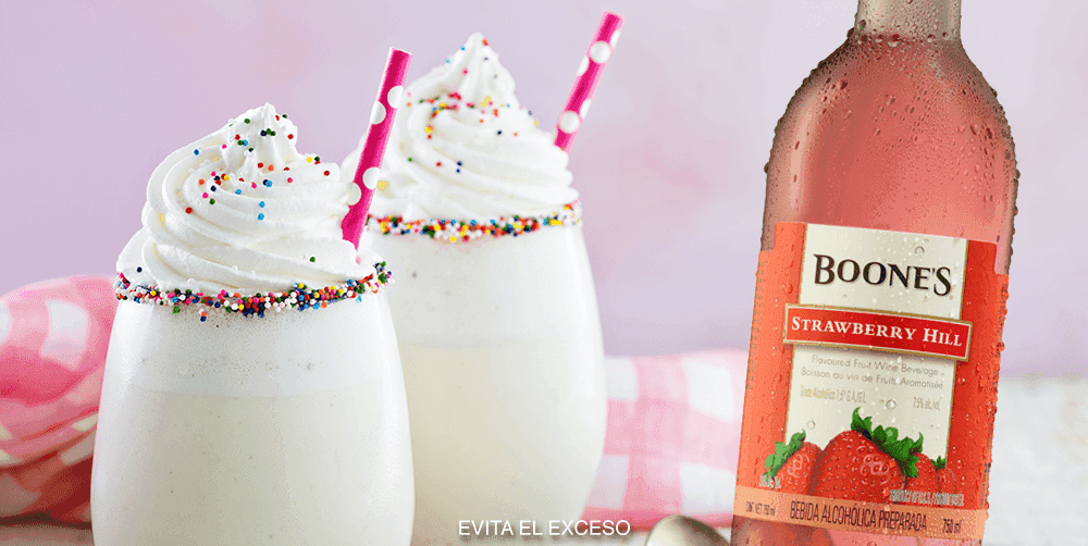 Malteada con alcohol