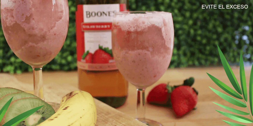 Helado de plátano y fresa boone’s