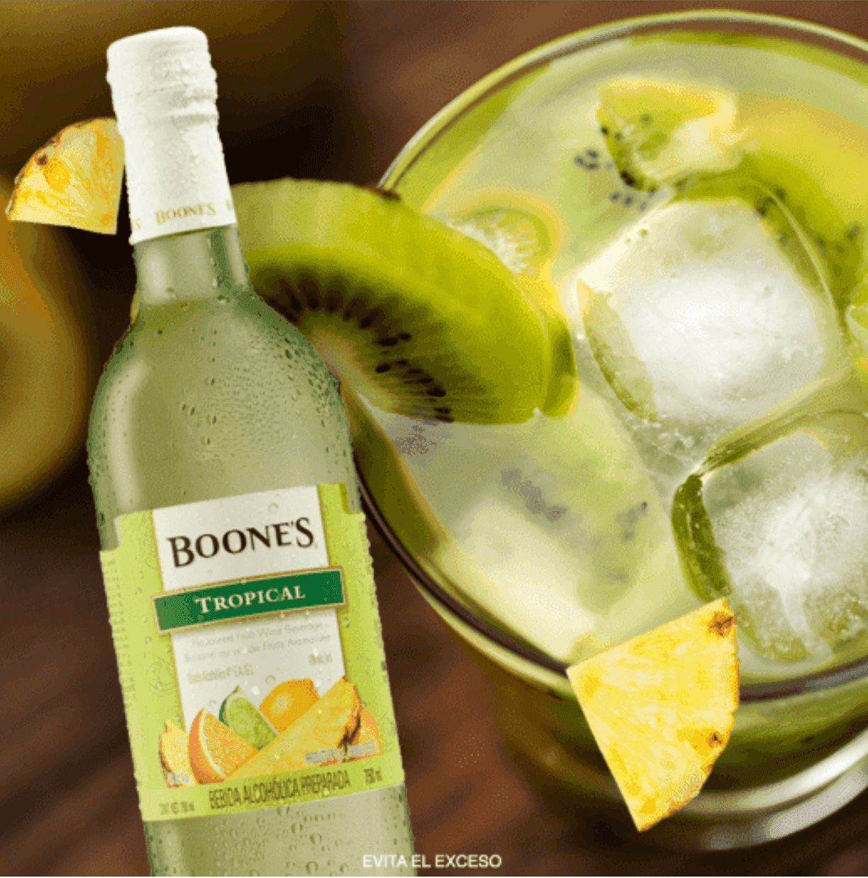 Caipirinha de kiwi y fresa