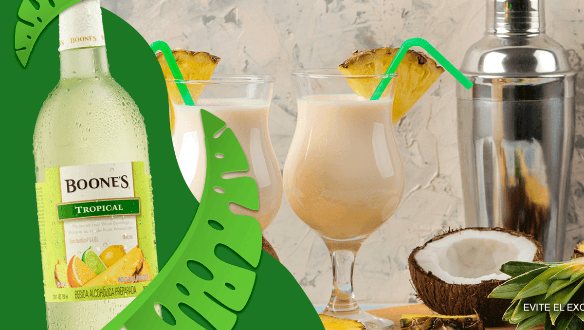 Piña colada al estilo boone’s
